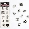 SECRET PLAY - CONJUNTO DE 10 TATUAGENS TEMPORÁRIAS KINKY COLLECTION