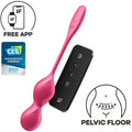 SATISFYER - LOVE BIRDS 2 BOLAS VIBRATÓRIAS KEGEL + APLICAÇÃO GRATUITA