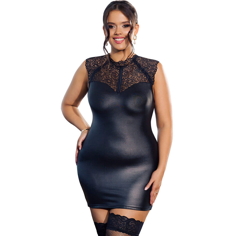 SUBBLIME - VESTIDO SENSUAL DE COURO L/XL