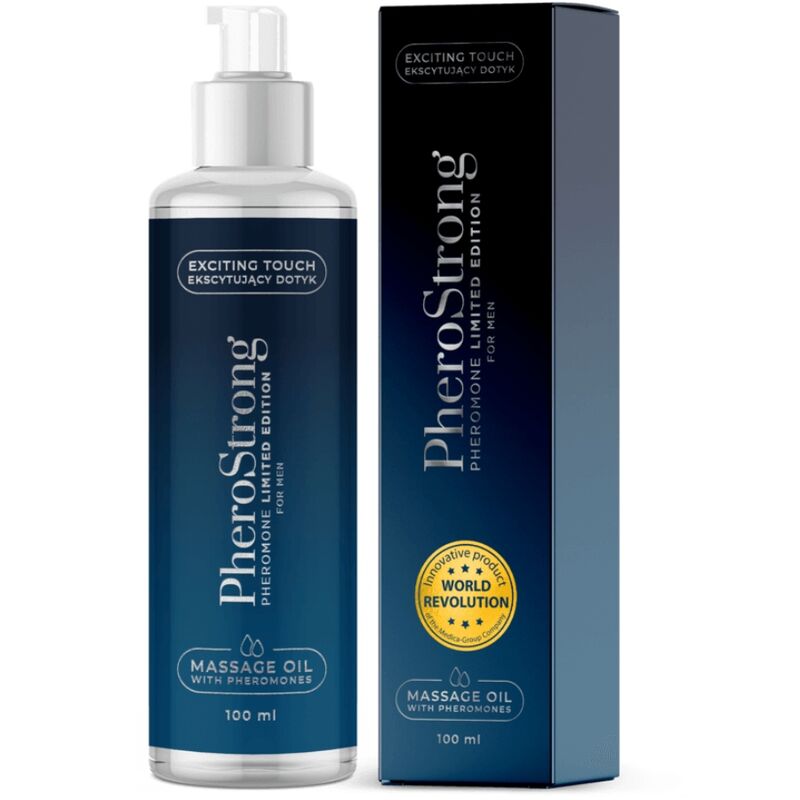 PHEROSTRONG - ÓLEO DE MASSAGEM EDIÇÃO LIMITADA PARA HOMEM 100 ML
