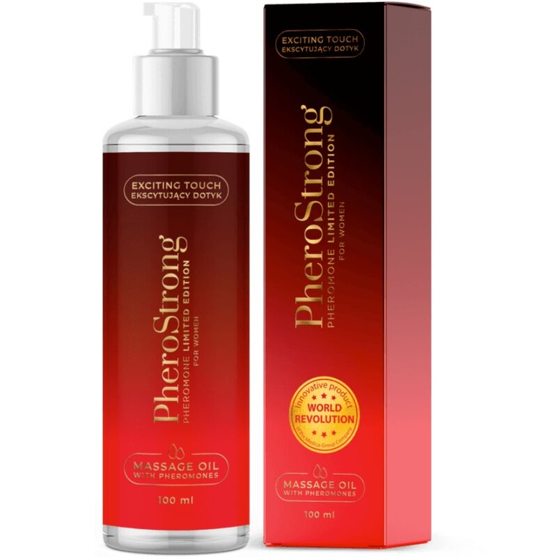 PHEROSTRONG - ÓLEO DE MASSAGEM EDIÇÃO LIMITADA PARA MULHER 100 ML