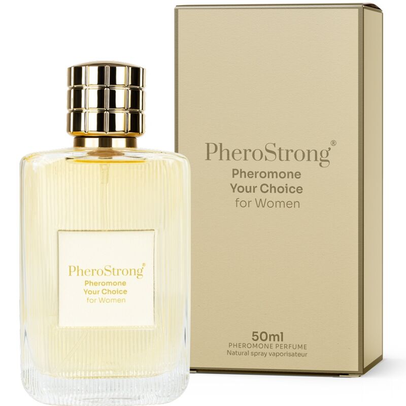 PHEROSTRONG - PERFUME DE FEROMONAS À ESCOLHA PARA MULHER 50 ML