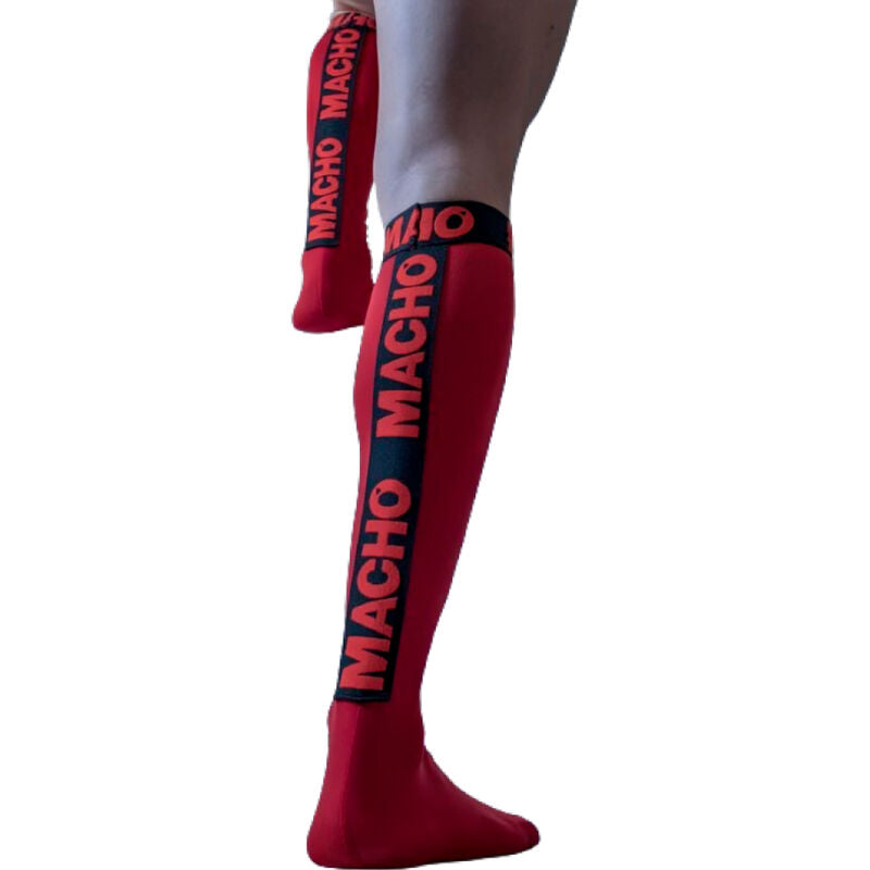 HOMEM - MEIAS FINAS TAMANHO ÚNICO VERMELHO