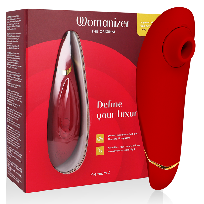 WOMANIZER - ESTIMULADOR CLITORIANO PREMIUM 2 BORDEAUX