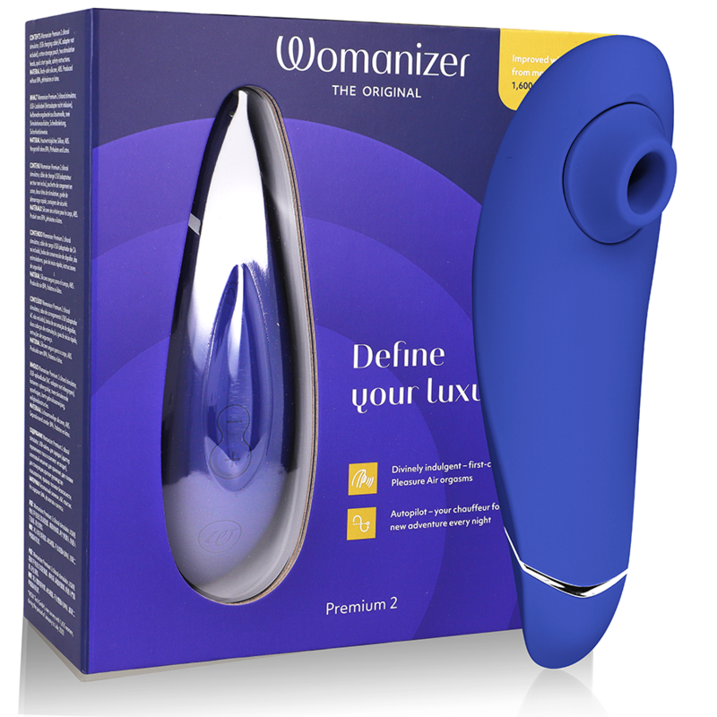 WOMANIZER - ESTIMULADOR CLITORIANO PREMIUM 2 BLUEBERRY