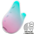 SATISFYER - MERMAID VIBES ESTIMULADOR & VIBRADOR MENTA E ROSA