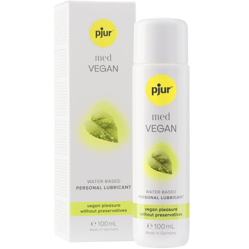 PJUR - MED LUBRIFICANTE À BASE DE ÁGUA VEGAN GLIDE 100 ML