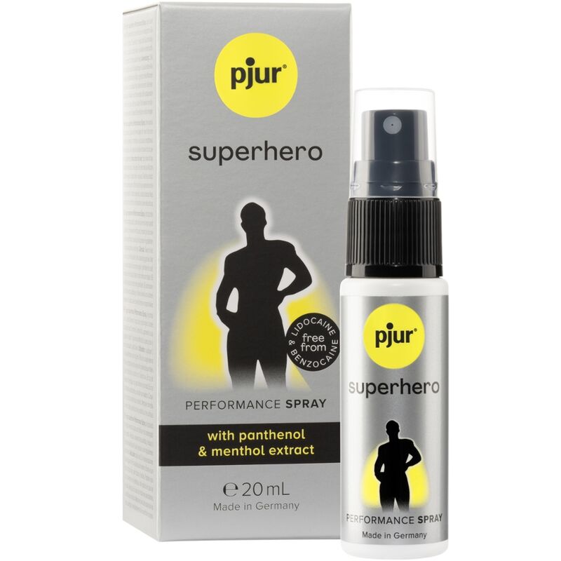 PJUR - SPRAY DE DESEMPENHO RETARDANTE DE SUPER-HERÓIS 20 ML