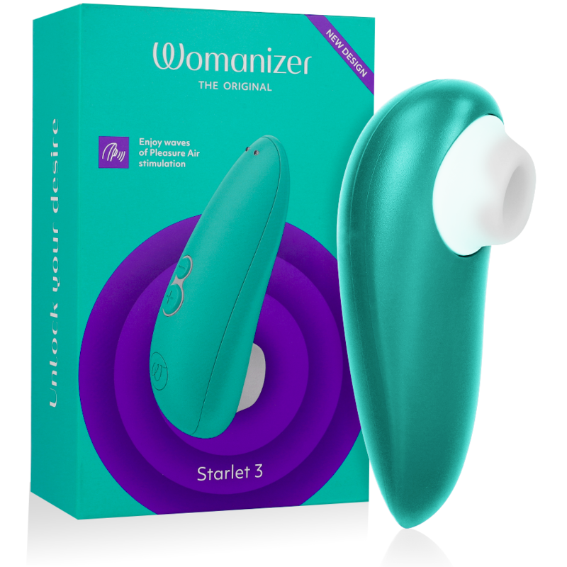 WOMANIZER - ESTIMULADOR CLITORIANO STARLET 3 TURQUESA
