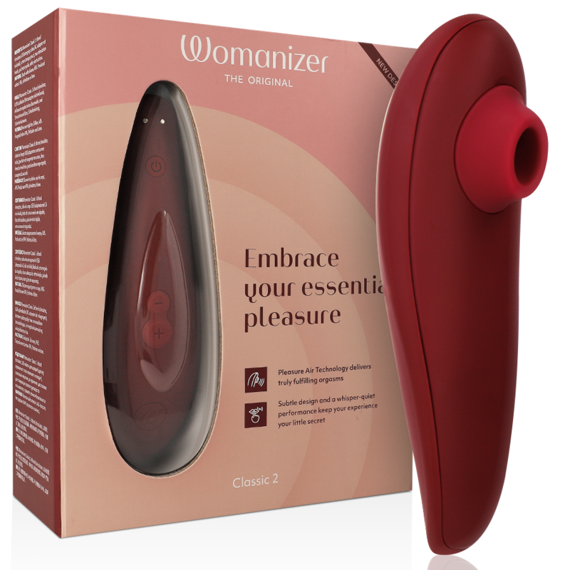 WOMANIZER - ESTIMULADOR CLITORIANO CLÁSSICO 2 BORDEAUX