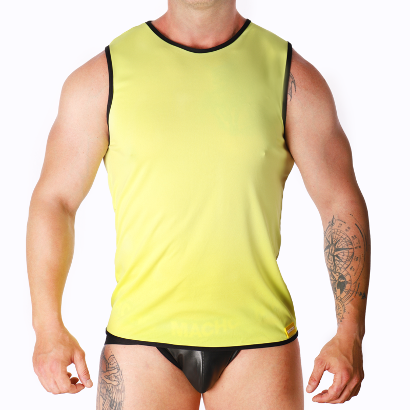 MACHO - T-SHIRT AMARELA L/XL