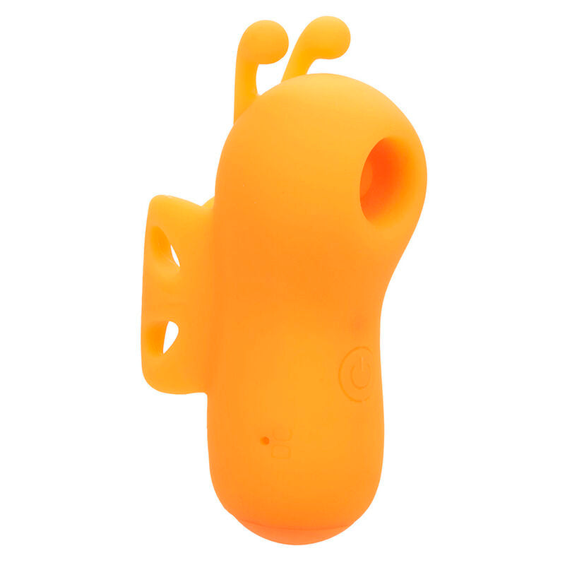 CALEXOTICS - NEON VIBES VIBRADOR ZUMZUM DEDO ESTIMULADOR 10 VIBRAÇÕES LARANJA