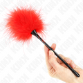 KINK - PENAS VERMELHAS CÓCEGAS UTILIZADAS PARA O KIT BDSM 27 CM