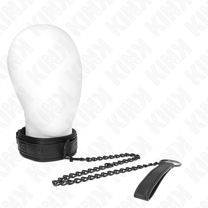 KINK - COLARE DE BONDAGE EM NEOPRENE MODELO 2 COM CINTO AJUSTÁVEL DE 78 CM 37,5 X 49,5 CM