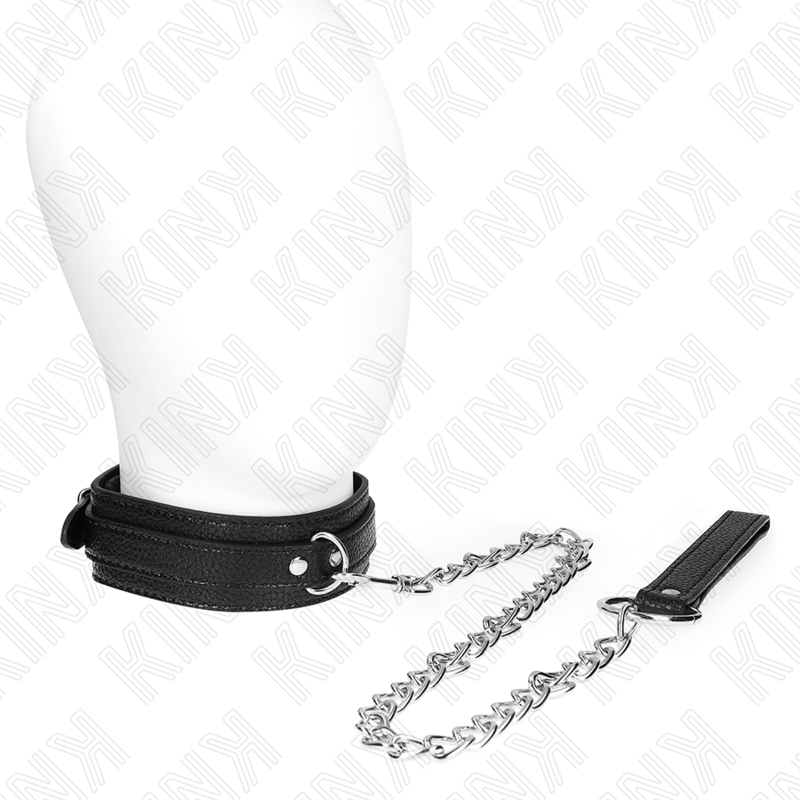 KINK - COLEIRA COM MOTIVO DE COBRA COM TRELA DE 65 CM