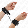 KINK - APOIO DE PULSOS PADRÃO SERPENTE PRETO AJUSTÁVEL 20-28 CM X 5,4 CM