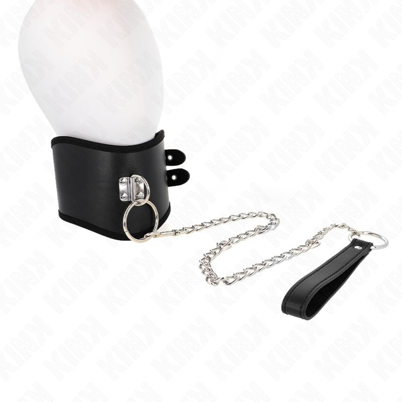KINK - COLEIRA 65 CM COM BRACELETE LARGO AJUSTÁVEL 40-55 CM X 10 CM