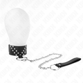 KINK - COLEIRA COM CINTO DE 65 CM COM REBITE EM V AJUSTÁVEL 36-43 CM X 5 CM