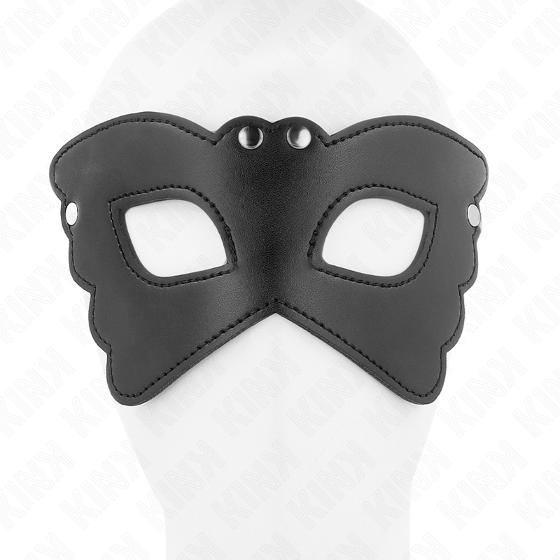 KINK - MÁSCARA EM COURO SINTÉTICO EM FORMA DE BORBOLETA 20 x 9 CM