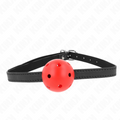 KINK - MÁSCARA COM BOLA VERMELHA RESPIRÁVEL SIMPLES 4,5 CM 62 x 1,5 CM