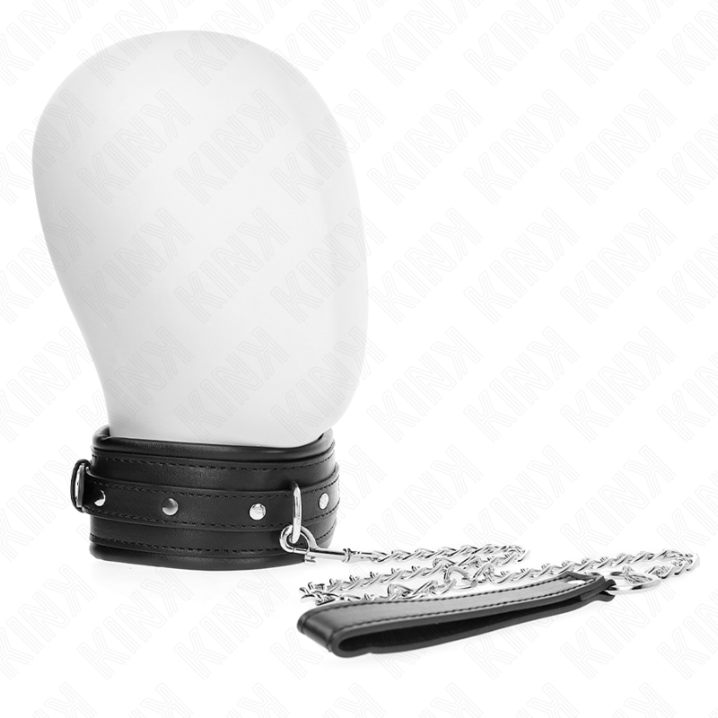 KINK - COLAR COM BRACELETE DE FIVELA BRILHANTE 65 CM 48,5 CM X 5,3 CM