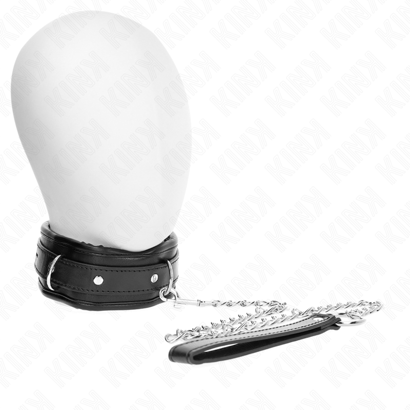 KINK - COLEIRA PESADA COM CINTO 65 CM MODELO 1 AJUSTÁVEL 36,5-50 CM