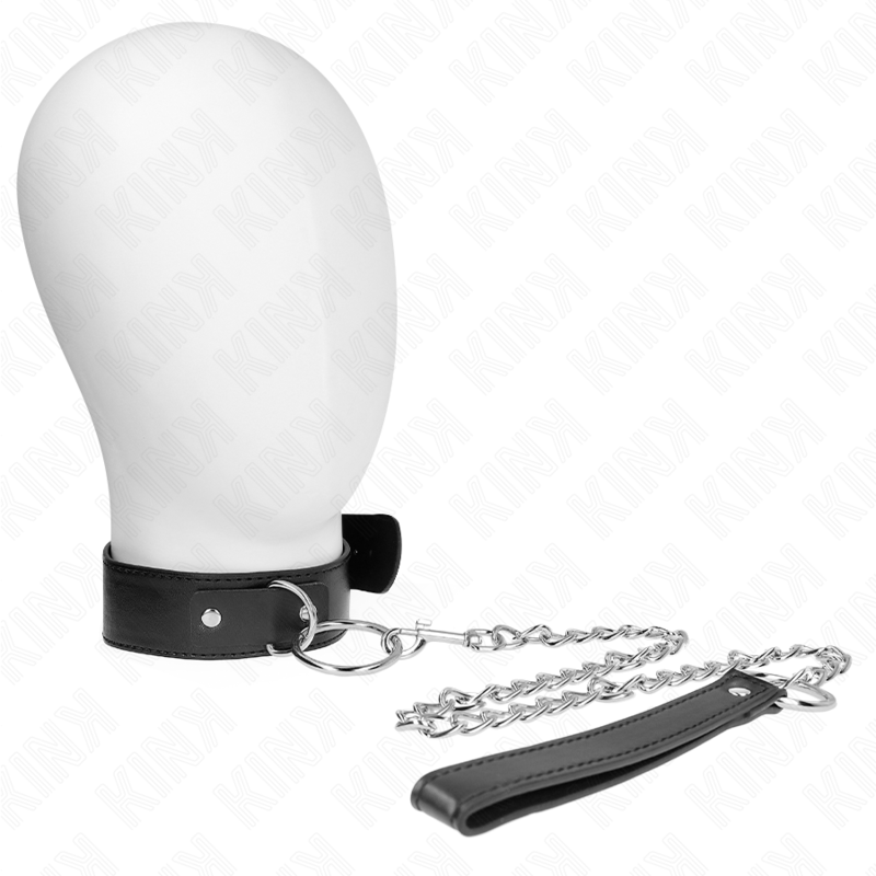 KINK - COLEIRA BÁSICA COM TRELA AJUSTÁVEL MODELO 4 36-43 CM