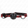 KINK - BOLA DE PÓQUER MODELO 2 COM MOTIVO DE DIAMANTE 4,5 CM GAG AJUSTÁVEL 42-60 CM
