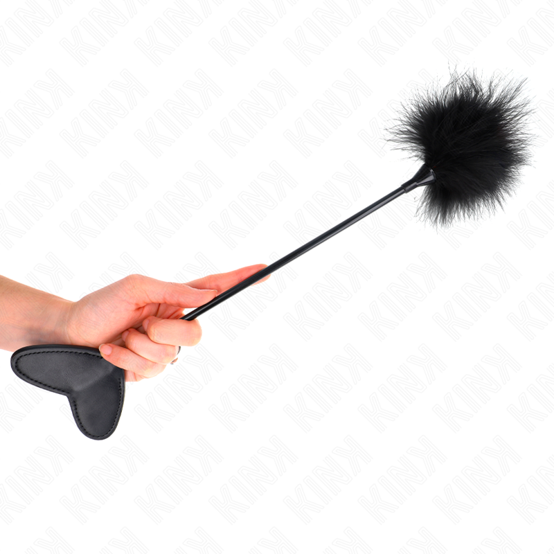 KINK - PENAS CÓCEGAS COM REMO CORAÇÃO 31 CM