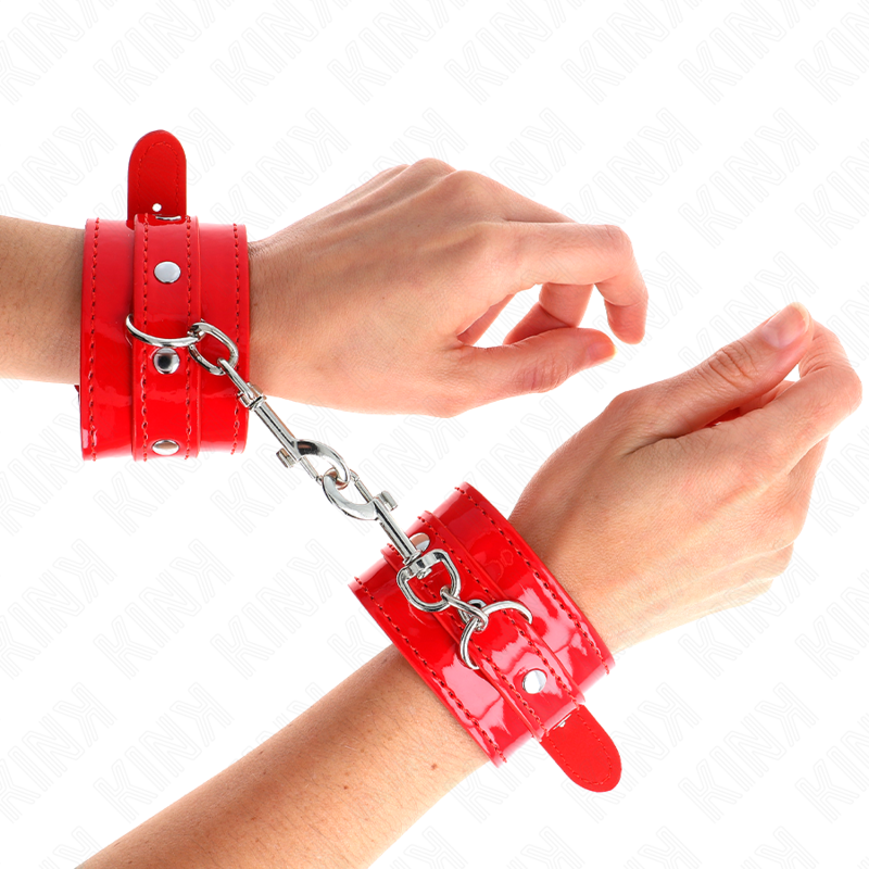 KINK - ALGEMAS BRILHANTES VERMELHAS AJUSTÁVEIS 23-33 CM