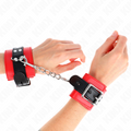 KINK - APOIO DE PULSO VERMELHO COM CORREIA PRETA AJUSTÁVEL 17-28 CM X 6 CM