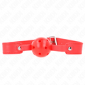 KINK - BOLA RESPIRÁVEL VERMELHA 4,5 CM SACO 65 x 2,5 CM
