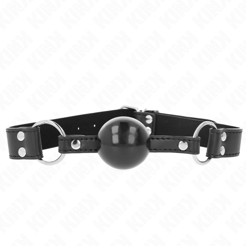 KINK - BASTÃO DE BOLINHA FLEXÍVEL E SÓLIDO 4 CM COM ALÇA DE COURO 62 x 2,5 CM AJUSTÁVEL 42-58 CM
