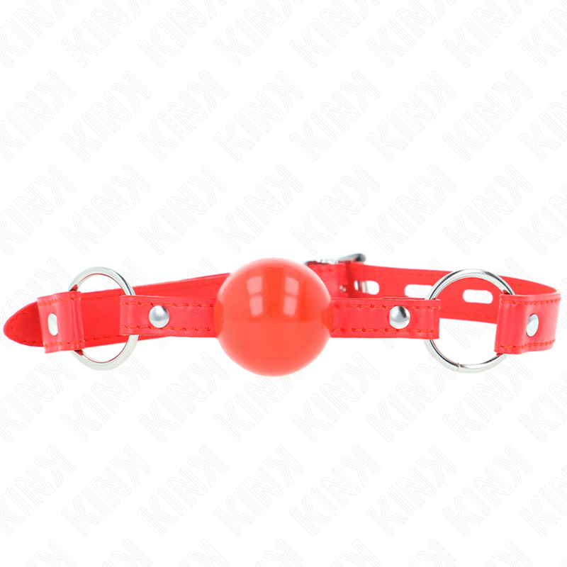KINK - BOLA DE BOCA EM TPE DE 4 CM COM ANEL