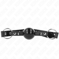 KINK - Mordaça Bola 4 CM COM PICO REBITADO E FECHO SNAP LOCK 65 x 2 CM