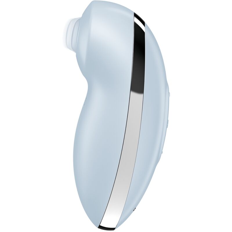 SATISFYER - TAP & CLIMAX 2 VIBRADOR E ESTIMULADOR AZUL
