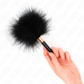 KINK - PLUMAS DE METAL DOURADO PRETO 18 CM