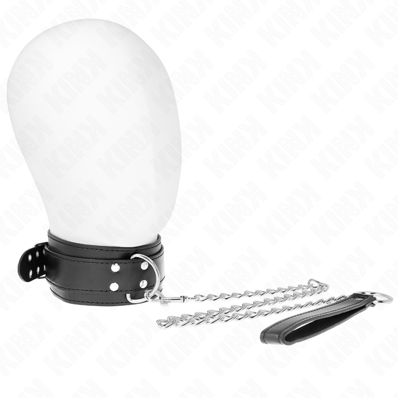 KINK - COLARES COM PULSEIRA 65 CM FIVELAS PRATEADAS AJUSTÁVEIS 33-46 CM X 5,5 CM