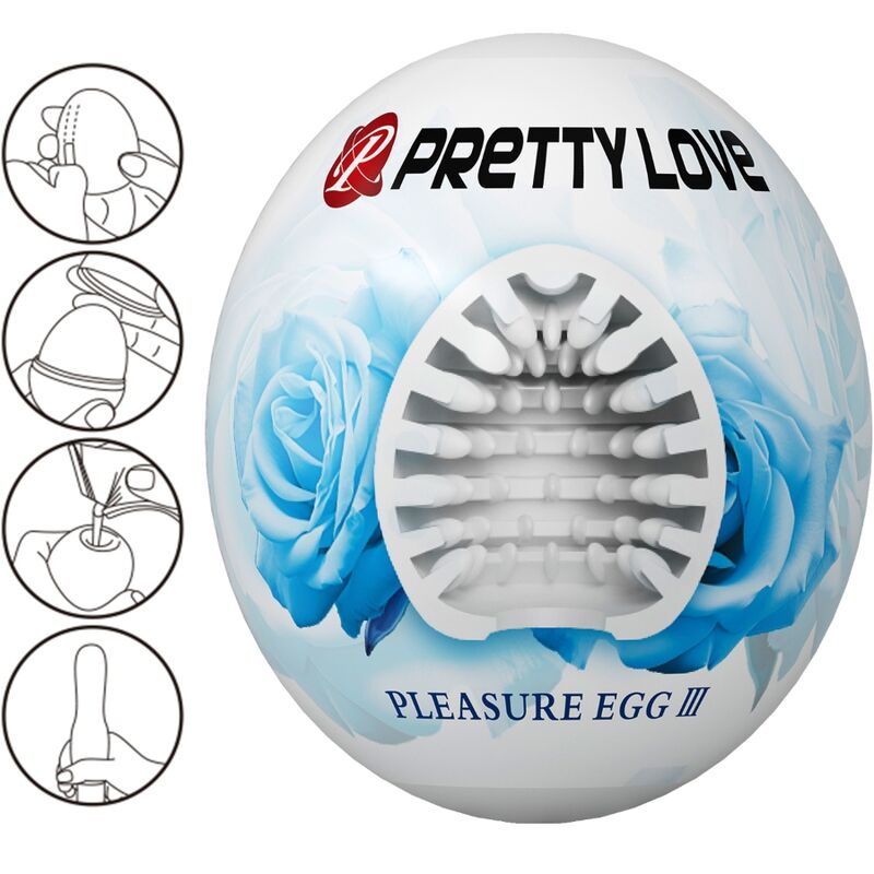 PRETTY LOVE - MASTURBADOR MASCULINO CLARA DE OVO