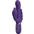 PRETTY LOVE - CAMMY VIBRADOR TRIPLO MULTIFUNÇÕES 4 EM 1 ROXO