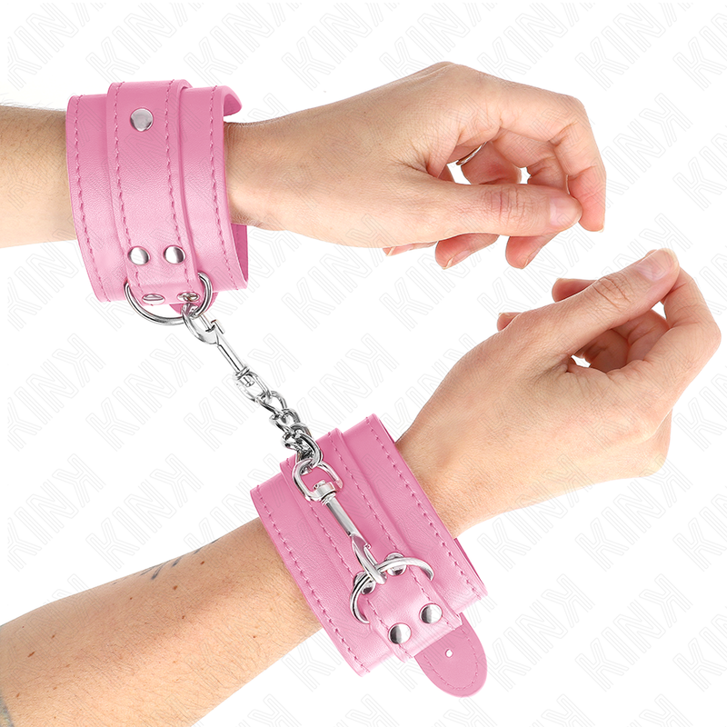 KINK - APOIO DE PULSOS SIMPLES ROSA AJUSTÁVEL 20-23 CM X 5,5 CM