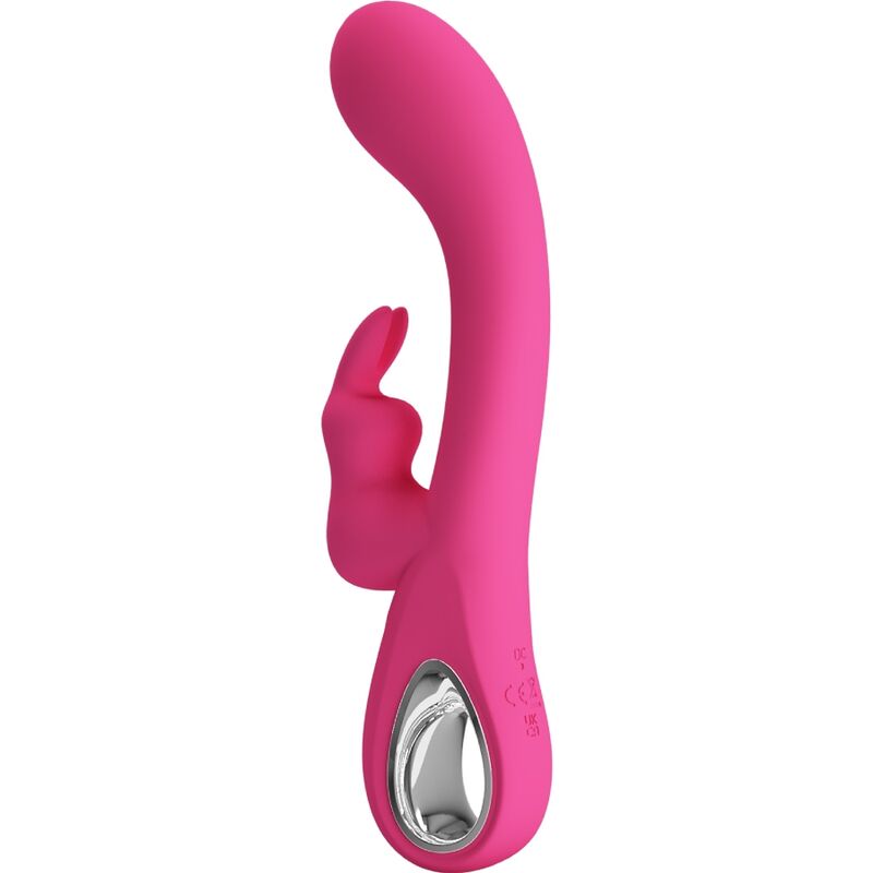 PRETTY LOVE - VIBRADOR NOVAK RABBIT 12 VIBRAÇÕES ROSA