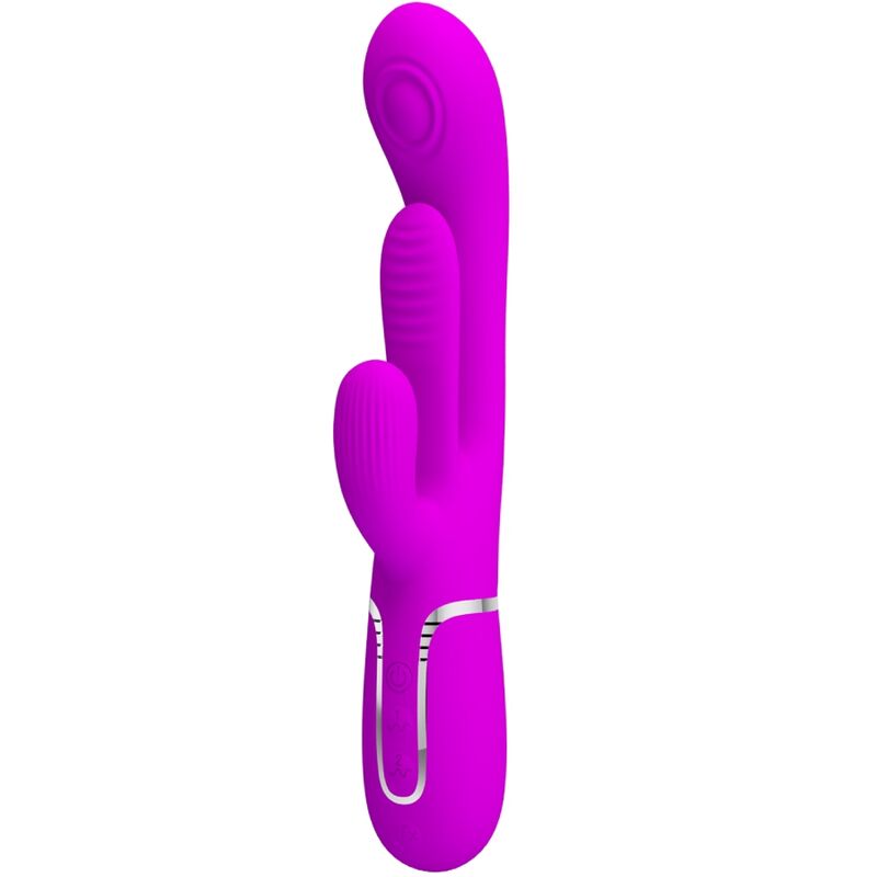 PRETTY LOVE - SHANIA TRIPLE RABBIT VIBRADOR MULTIFUNÇÕES ROSA