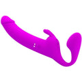 PRETTY LOVE - ZANINI STRAPLESS STRAP-ON 10 VIBRAÇÕES VIOLETA