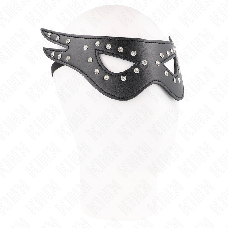 KINK - MÁSCARA SEXY EM COURO SINTÉTICO MODELO 2 27 x 13 CM