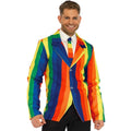 LEG AVENUE - BLAZER + GRAVATA ARCO-ÍRIS S
