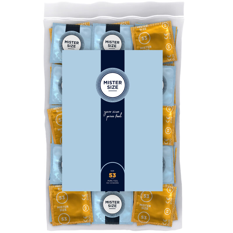 MISTER SIZE – PRESERVATIVO TAMANHO M 53 MM (100 UNIDADES)