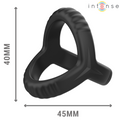 INTENSE - CARSON ANEL PENIANO DUPLO SILICONE PRETO MODELO 4