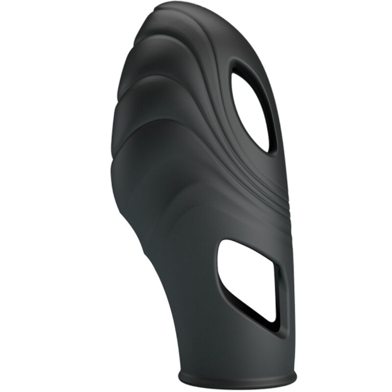 PRETTY LOVE - VIBRADOR DE DEDO DE SILICONE LÍQUIDO PRETO