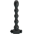 PRETTY LOVE - PLUG ANAL LYNN SILICONE 10 VIBRAÇÕES PRETO